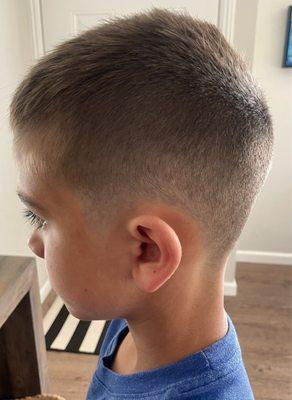 Kids fade by Julio (side view)