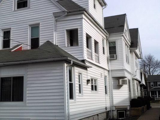 Saint Anne Rectory Phoenixville Church insulated vinyl siding installation.