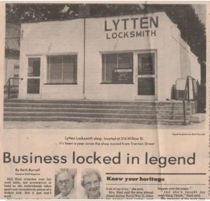 Lytten Locksmith Inc