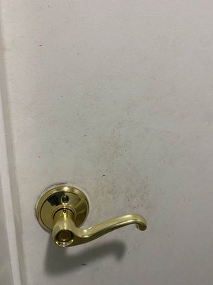 Inside Bathroom door