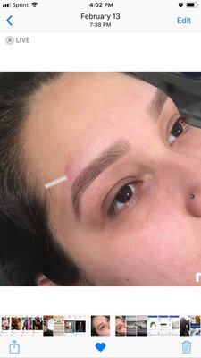 Eyebrow Threading and Tinting