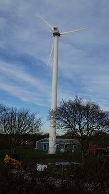 Wind power in the park. Cool.