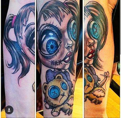 Tattoo by owner Aaron Slocum