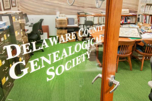 Offices for the Delaware County Genealogical Society