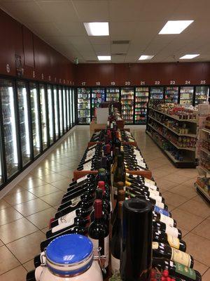 We have an amazing selection of Wine, beer, and soda. The ultimate thirst quenchers dream!