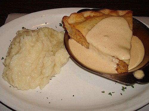 Salmon Pie with Lobster Sauce