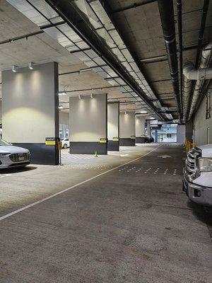 Free ground floor parking