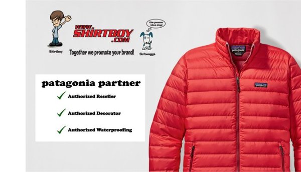 Patagonia dealer and approved decorator.