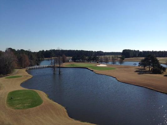 Hole #8 Par 3. 143 yards.