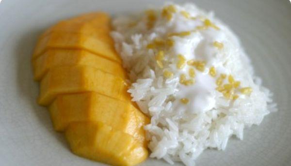 The mango sticky rice was awesome!