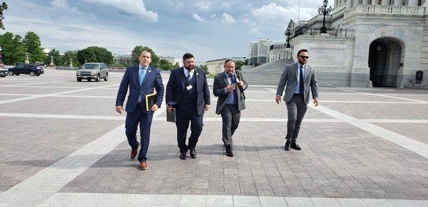 Stephen representing VAREP Louisville chapter in D.C.