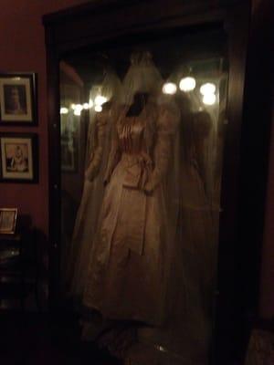 Wedding dress of former resident