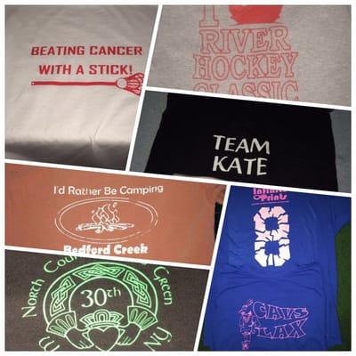 Fundraising and event shirts