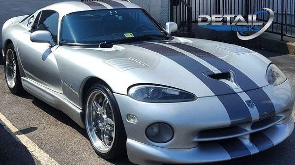 1998 Dodge Viper after we performed a headlight restoration and a full detail.