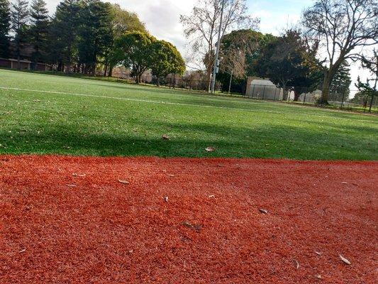 New sod and track