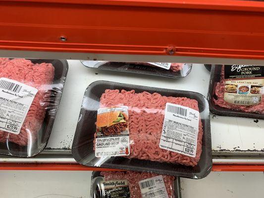 More photos of their hamburger prices, price gouging