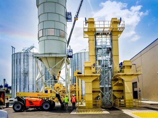 Dust Collector, Material Handling and Storage Bin Installation and Construction