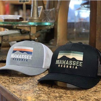 Hiawassee trucker hats made by 'Merica Clothing Co.