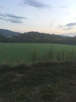 One of several soccer fields