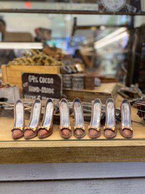 Chocolate high heels