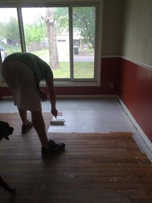 renovation in progress for Palisade home!