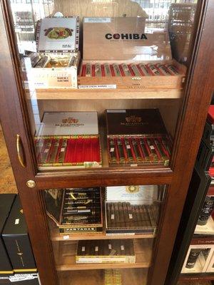 Cigars too! Cohiba, Partagas, Macanudo and more