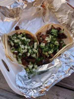 Carne asada tacos