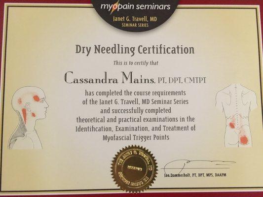 Cassandra Mains - Mains Physical Therapy