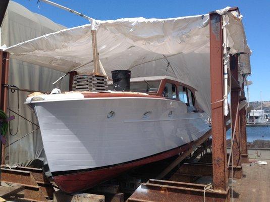 Working on Valhalla - 1948 Chris Craft Sedan Deluxe