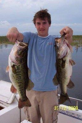 A couple of nice chunks caught on Lake Okeechobee