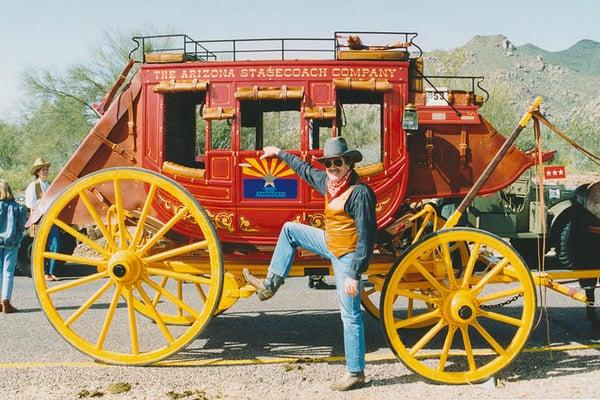 Stagecoach built by Erwin Weiland.