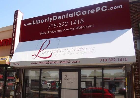 Liberty Dental Care PC storefront.