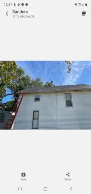 Our crew tearing of existing roof,preparing for the new roof