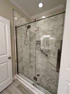 Clayton NC shower remodel