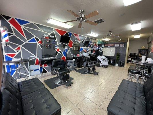 The New BLEND GAME SICK  BARBER LOUNGE IN CONCORD, CA