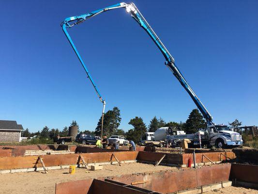 Pour day on Polo Ridge