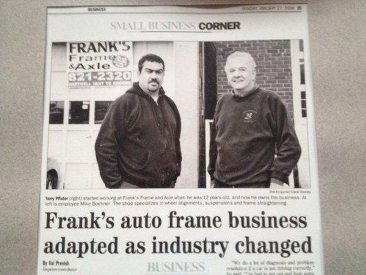 Frank's Frame & Axle Service