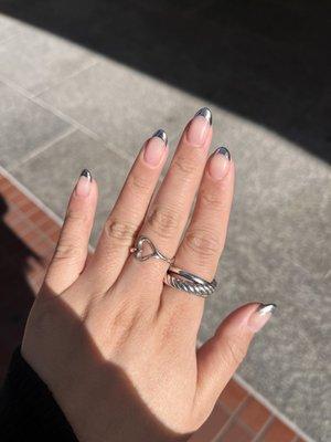 Chrome French Tip