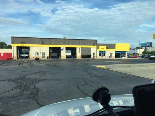 Service bays and office entrance