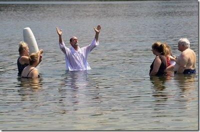 Baptism/Mikveh at Callaway Gardens    Sept. 2016