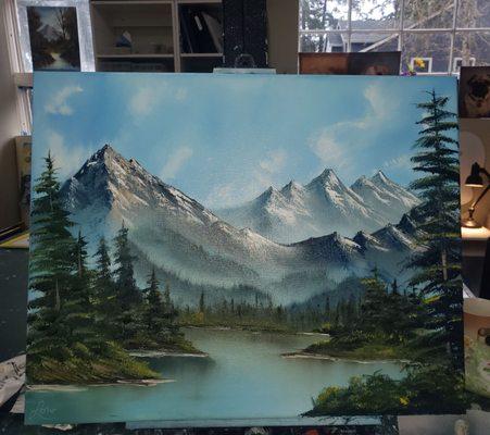 My first oil painting! True is a wonderful teacher