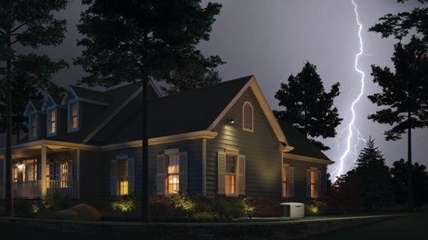 Pine State Standby Power and Kohler Generators keep the lights on when the power's out during a summer lightning storm...