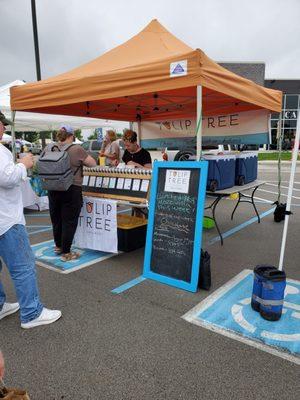 Tulip tree booth is always busy and why not who doesn't love their cheese?