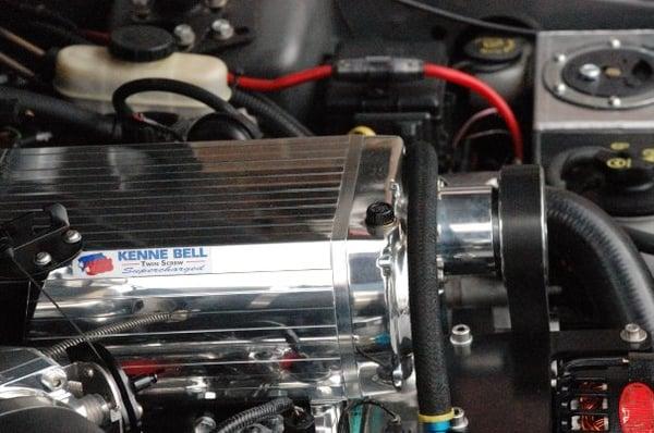 Kenne-Bell blower snout 694 horsepower - Flywheel