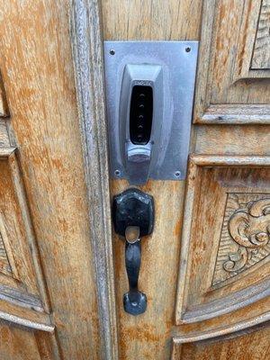 Shabbos / Shabbat combination lock installations.