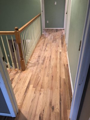 Installed new oak flooring in East Northport