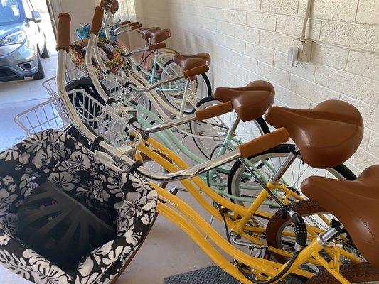 Bikes that were put together by Bicycles of Phoenix.