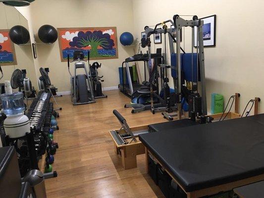 Check out our fully equipped Santa Cruz gym!