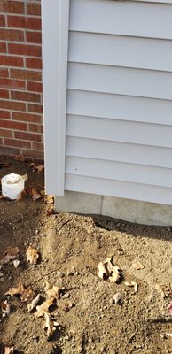 Drilled hole in brand new siding and never said a word, then  called and THREATENED me.