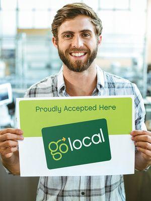 Proudly let the locals know your business is locally owned.